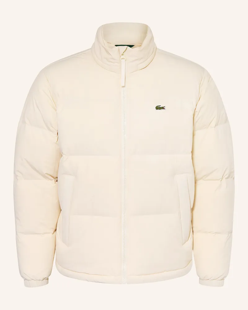 Lacoste Daunenjacke weiss Ecru