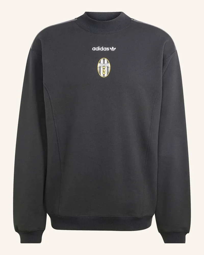 adidas Juventus Turin Eqt Sweatshirt schwarz Schwarz