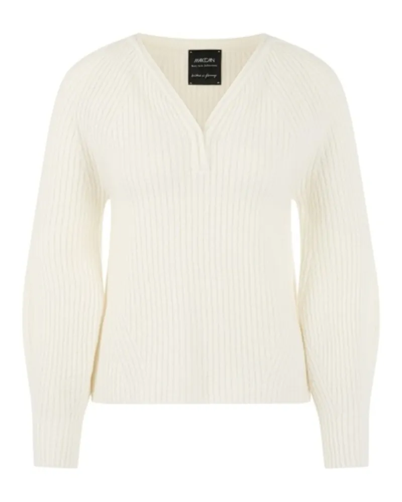 Marc Cain Pullover Weiss
