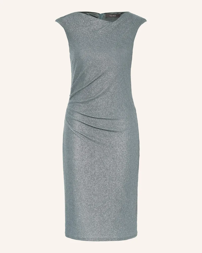 Vera Mont Cocktailkleid mit Glitzergarn Grün