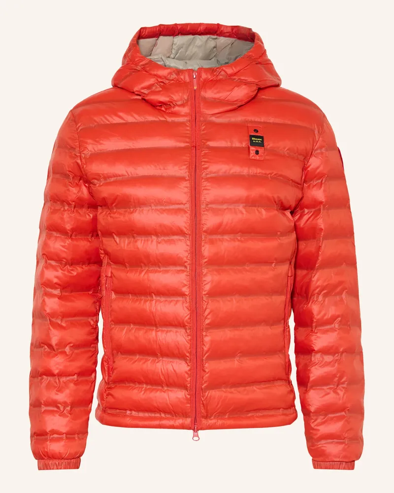 Blauer Steppjacke CHARLES Orange