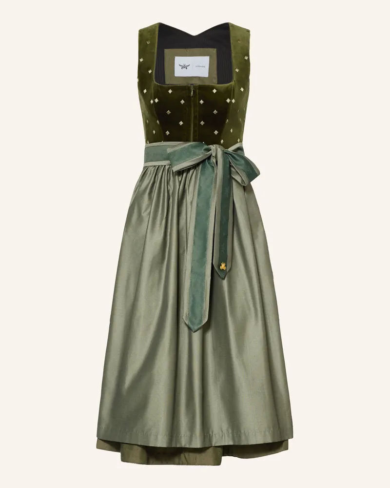 AlpenHERZ Dirndl gruen Oliv