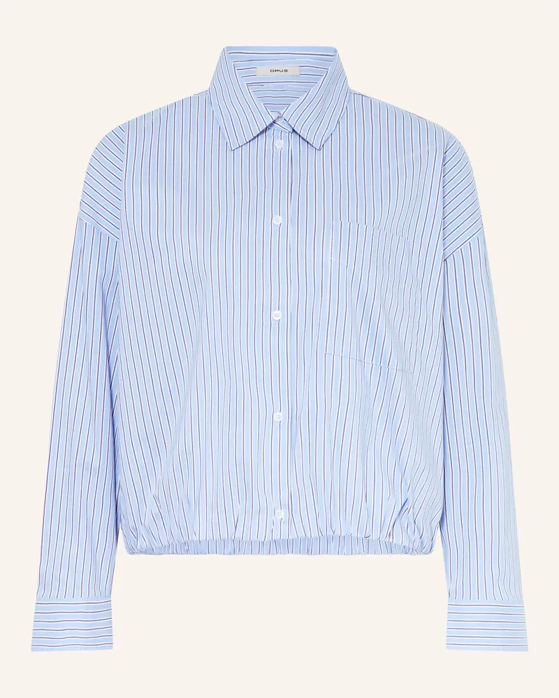 OPUS Hemdbluse Fresa blau Hellblau