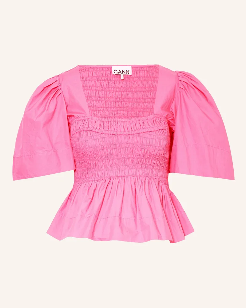 Ganni Blusenshirt Rosa