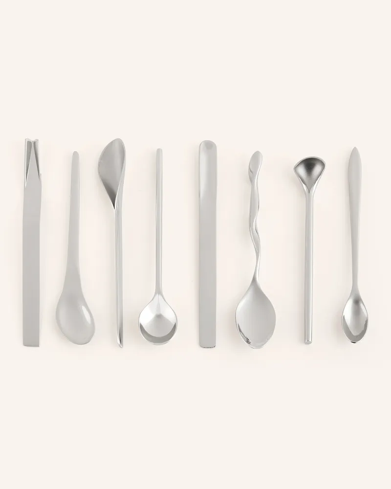 Alessi 6er-Set Espressolöffel Mokka silber Silber