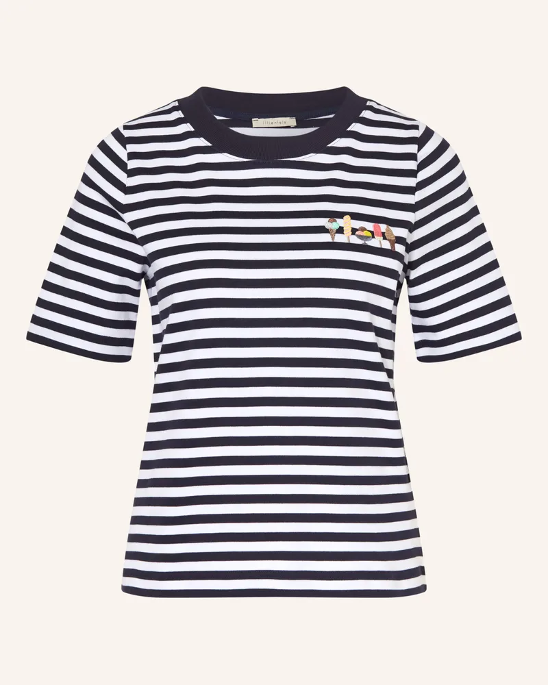 lilienfels T-Shirt weiss Dunkelblau