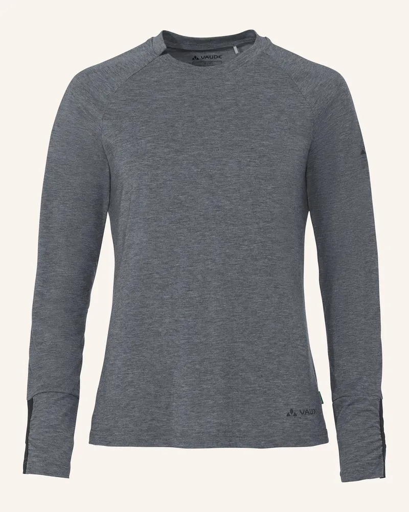 Vaude Langarmshirt Skomer Iii grau Grau