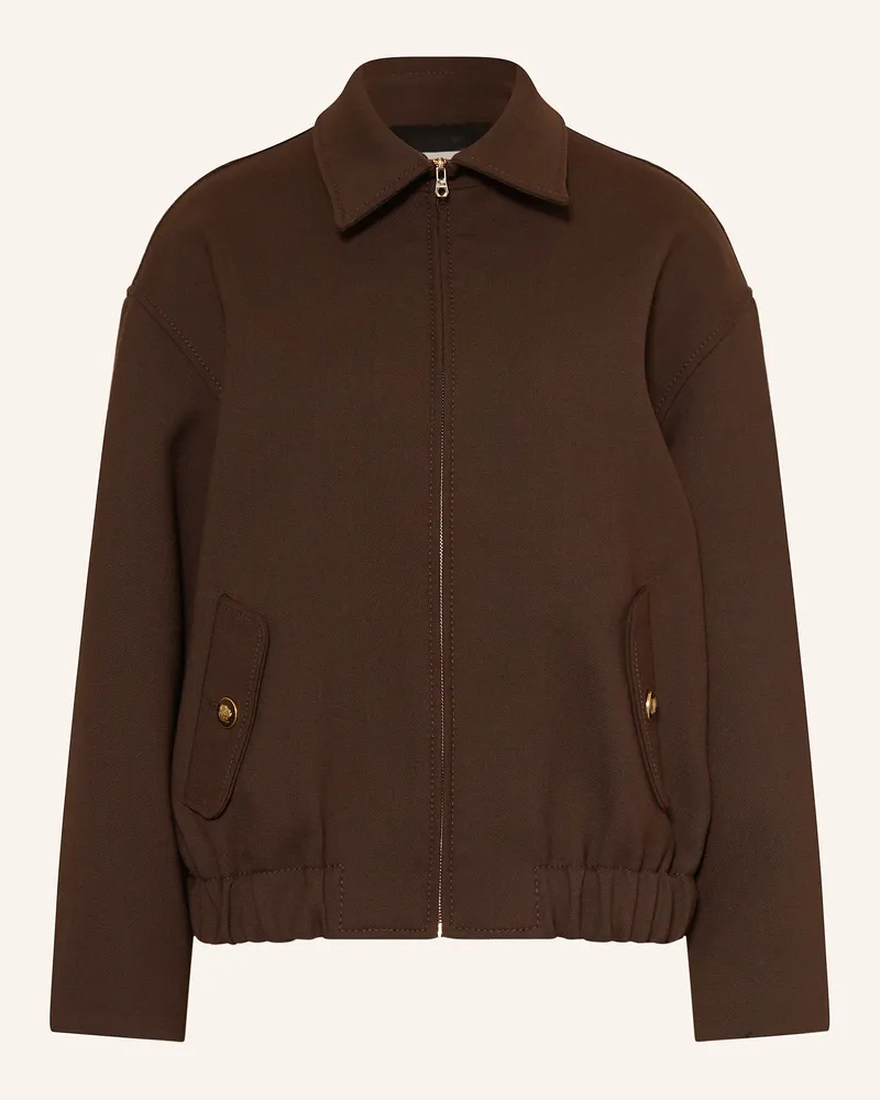 Sandro Oversized-Blouson Dunkelbraun