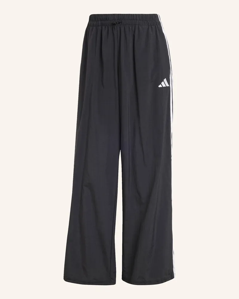 adidas Essentials 3-Streifen Lifestyle Woven Parachute Hose schwarz Schwarz