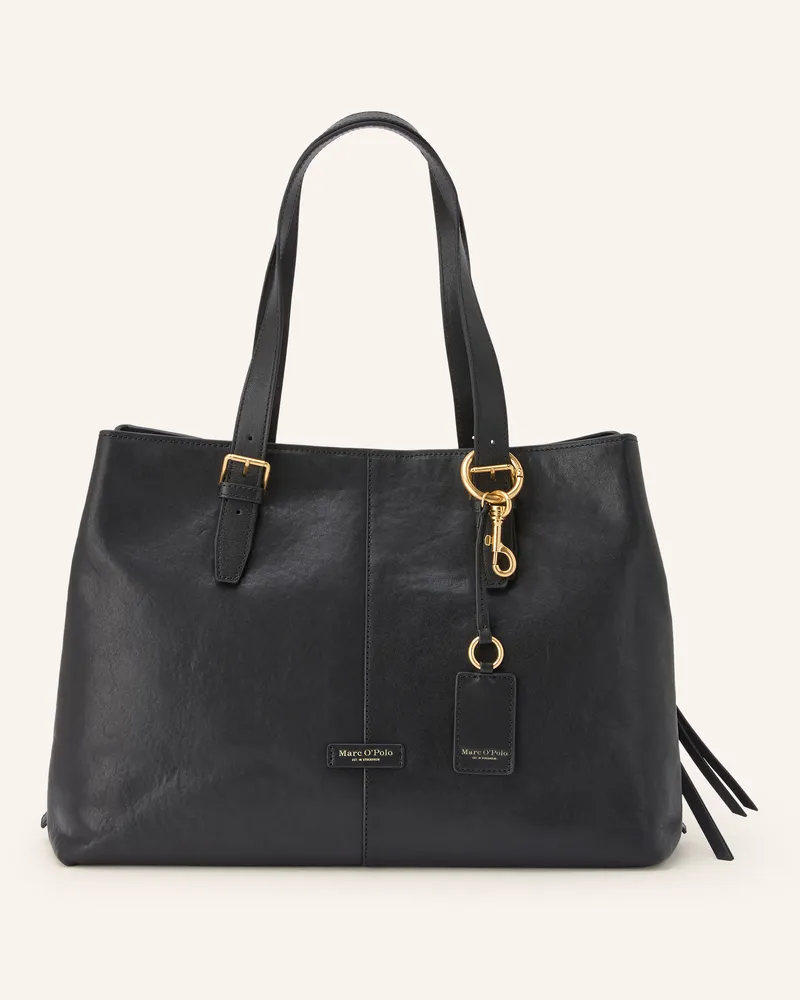 Marc O'Polo Shopper schwarz Schwarz