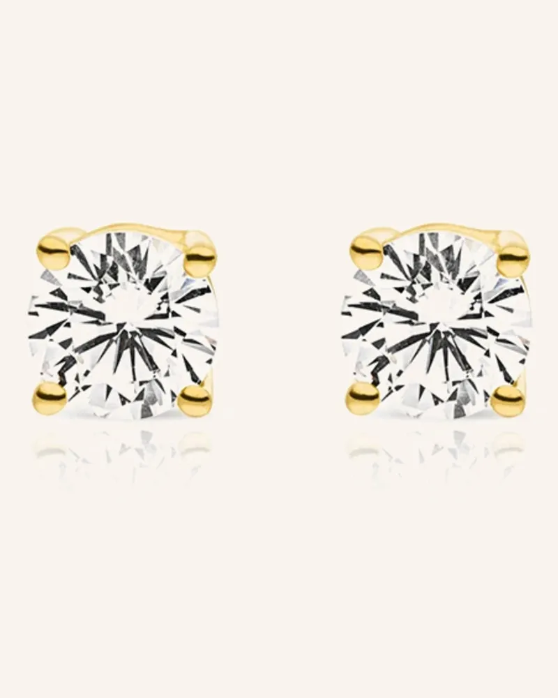 VEYNOU Ohrstecker Ella Aus 14 Karat Gelbgold Und 0,30ct. Lab-Grown Diamanten gold Gold