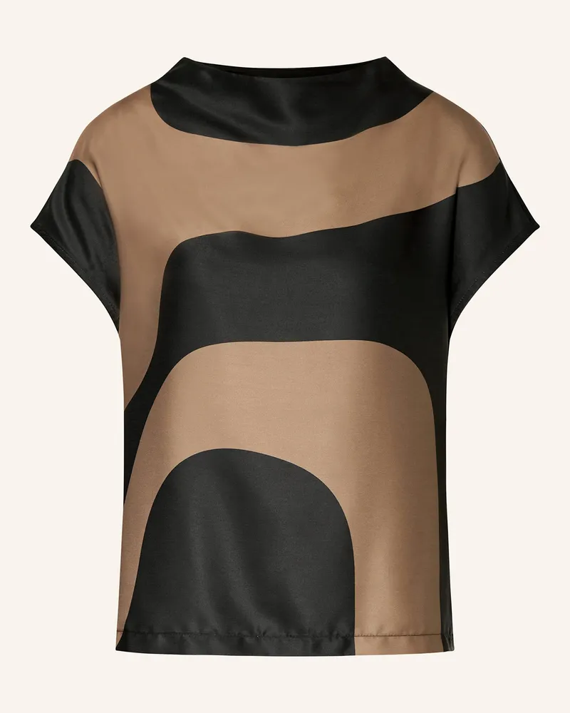 someday. T-Shirt KESORA im Materialmix Schwarz