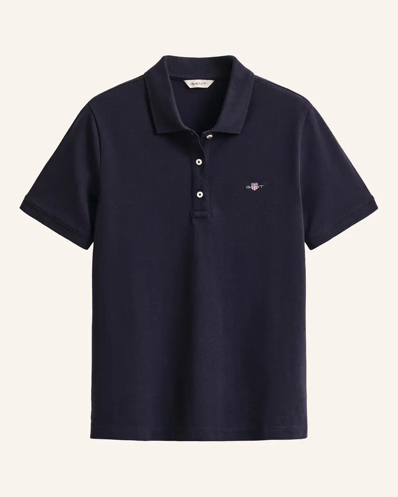 Gant Piqué-Poloshirt Dunkelblau