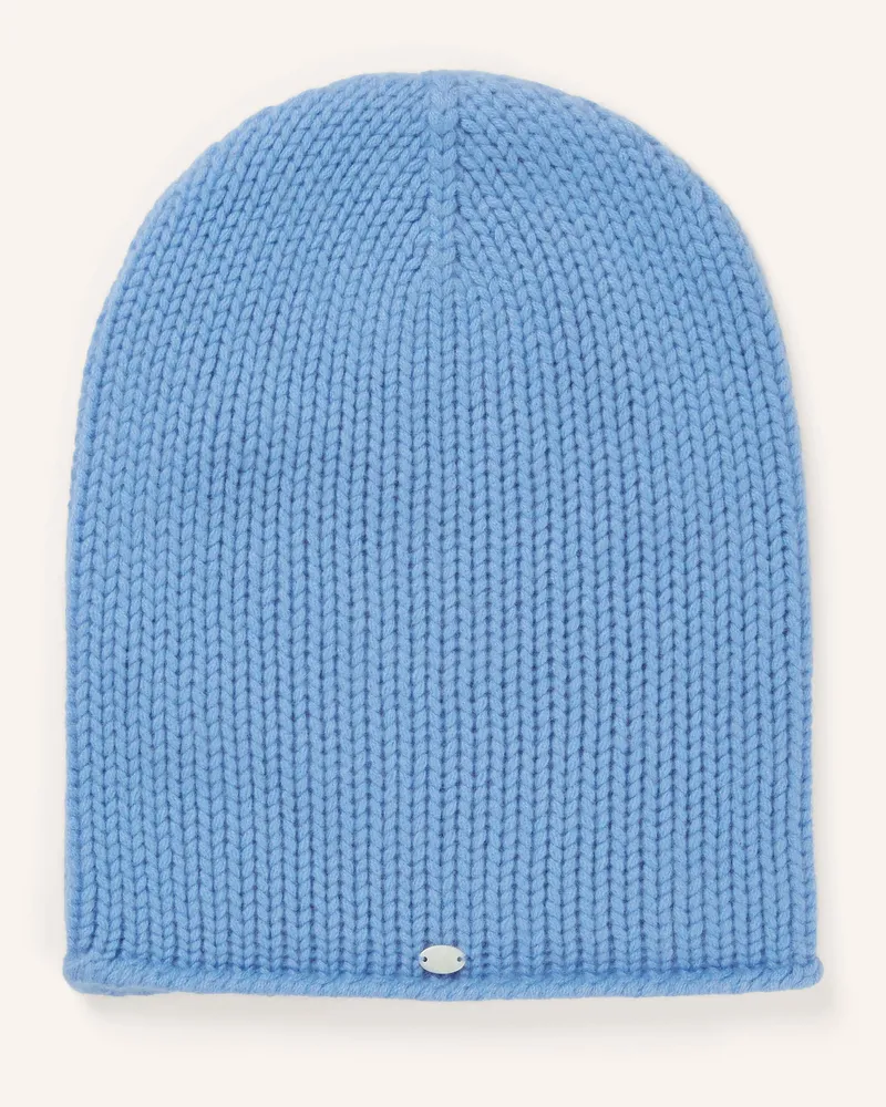 Friendly Hunting Cashmere-Mütze Hellblau
