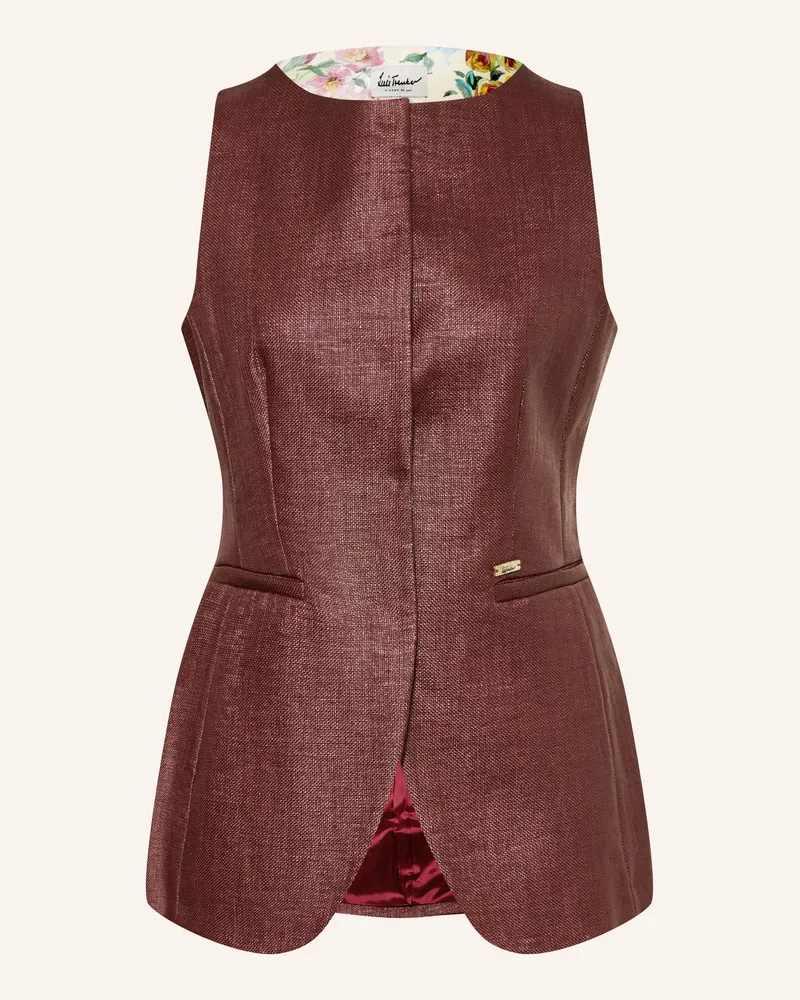 Luis Trenker Blazerweste Lurada rot Dunkelrot