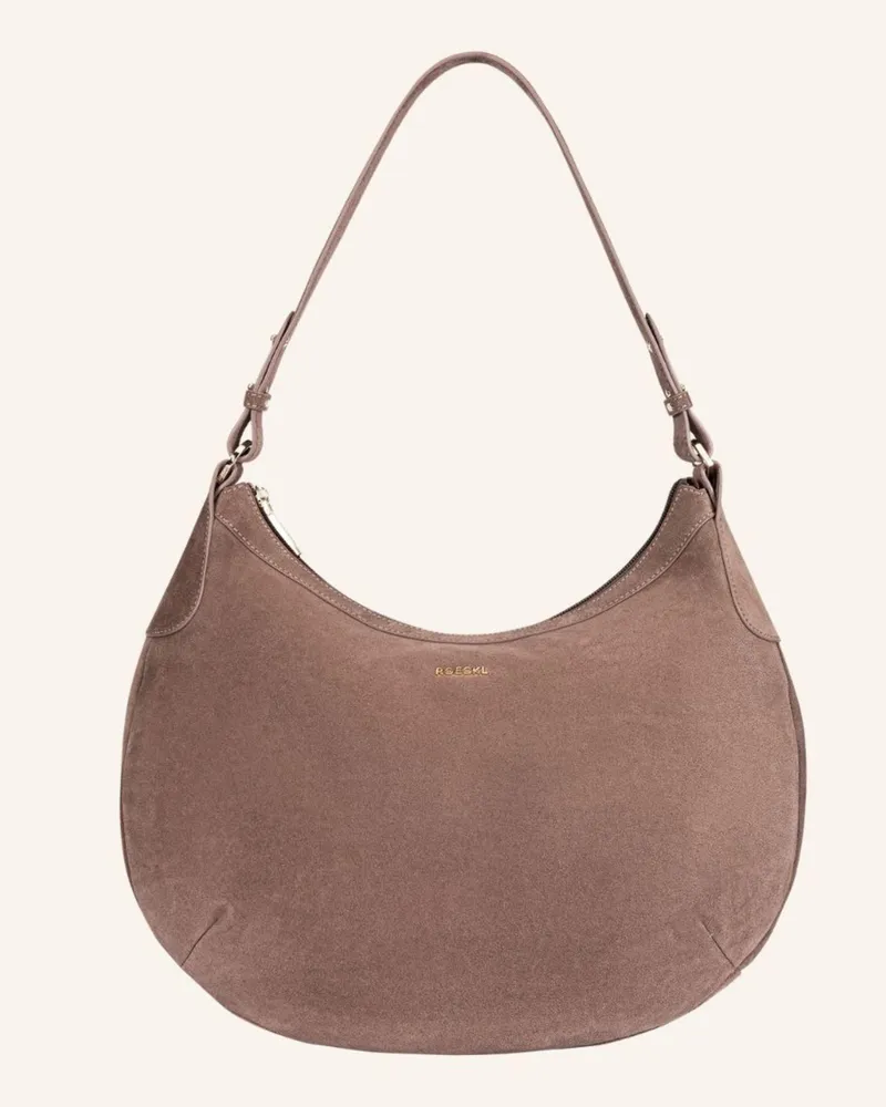 Roeckl Schultertasche LIBERTY NUBUK Braun