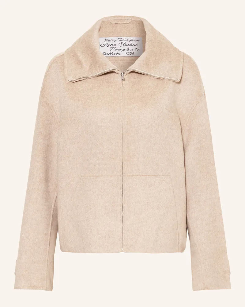 Acne Studios Jacke Creme