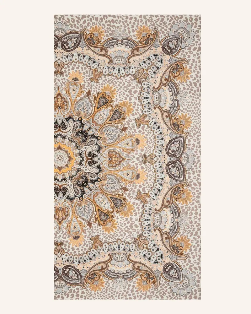 Roeckl Seidentuch ANIMAL PAISLEY Beige