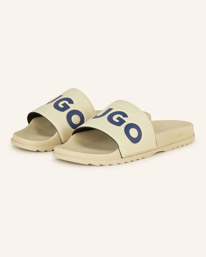 HUGO BOSS Pantoletten MATCH IT Dunkelgelb