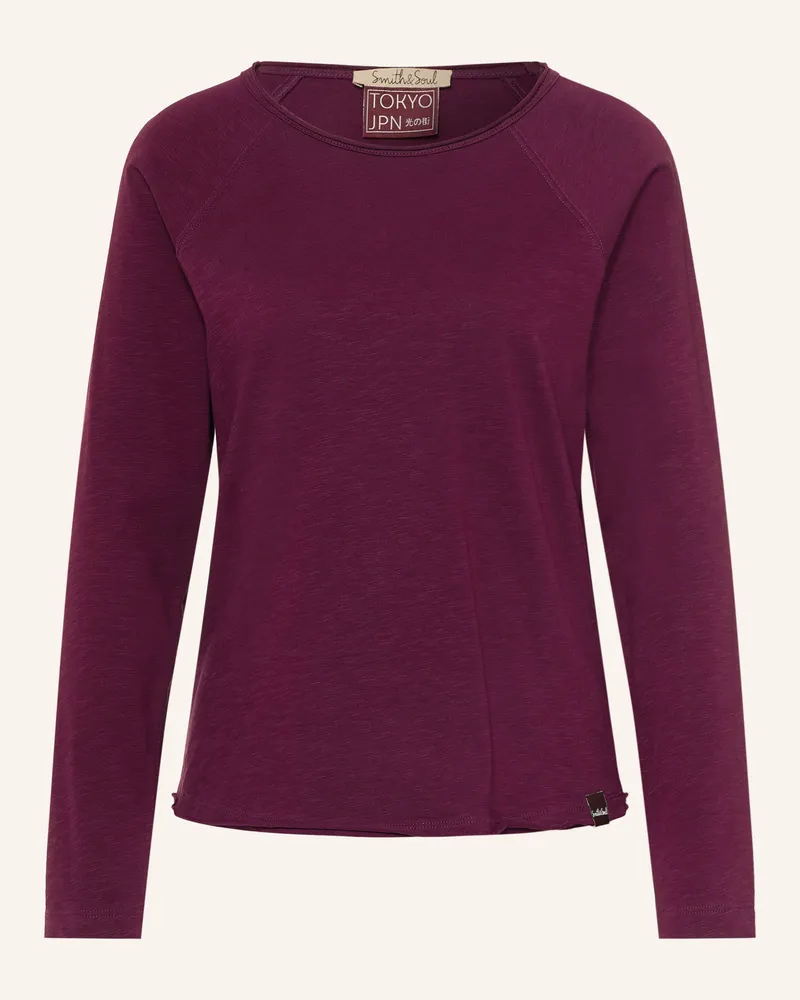 Smith & Soul Longsleeve rot Dunkelrot