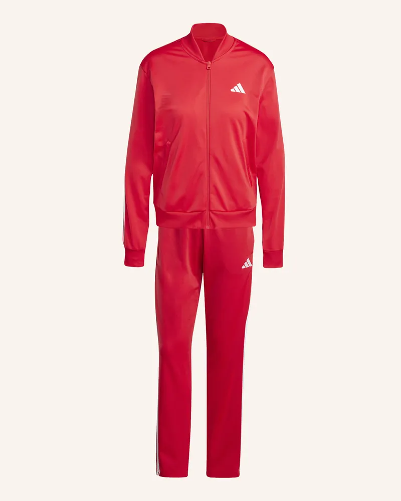 adidas Trainingsanzug Dayready rot Weiss