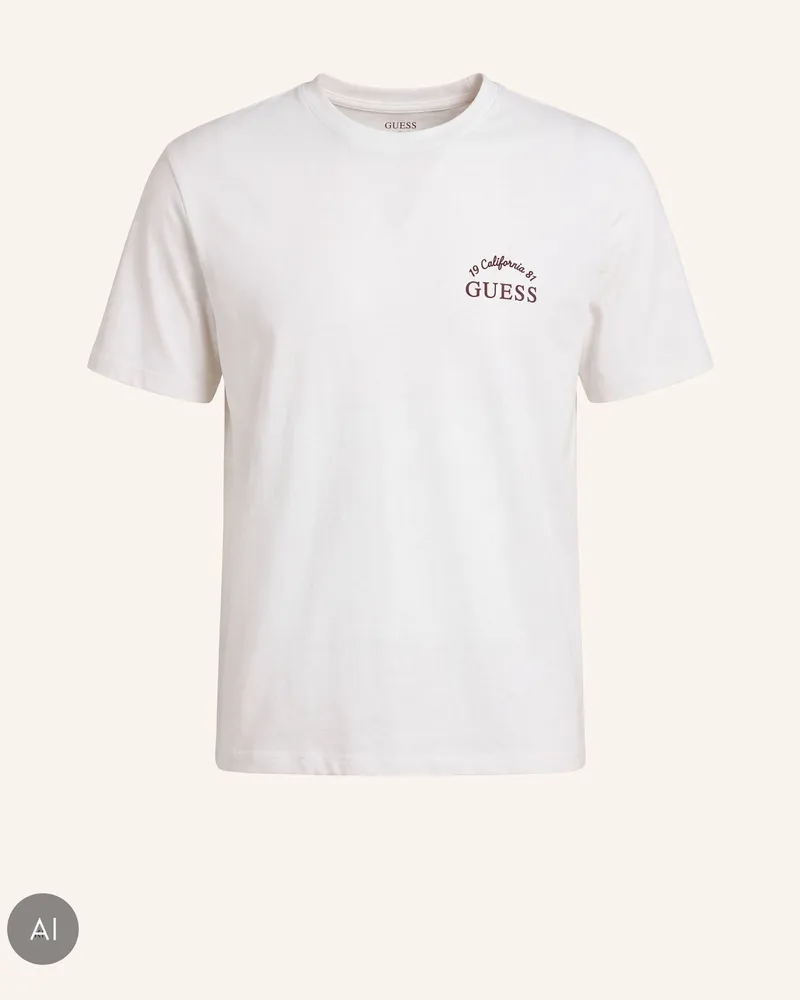 Guess T-Shirt weiss Weiss