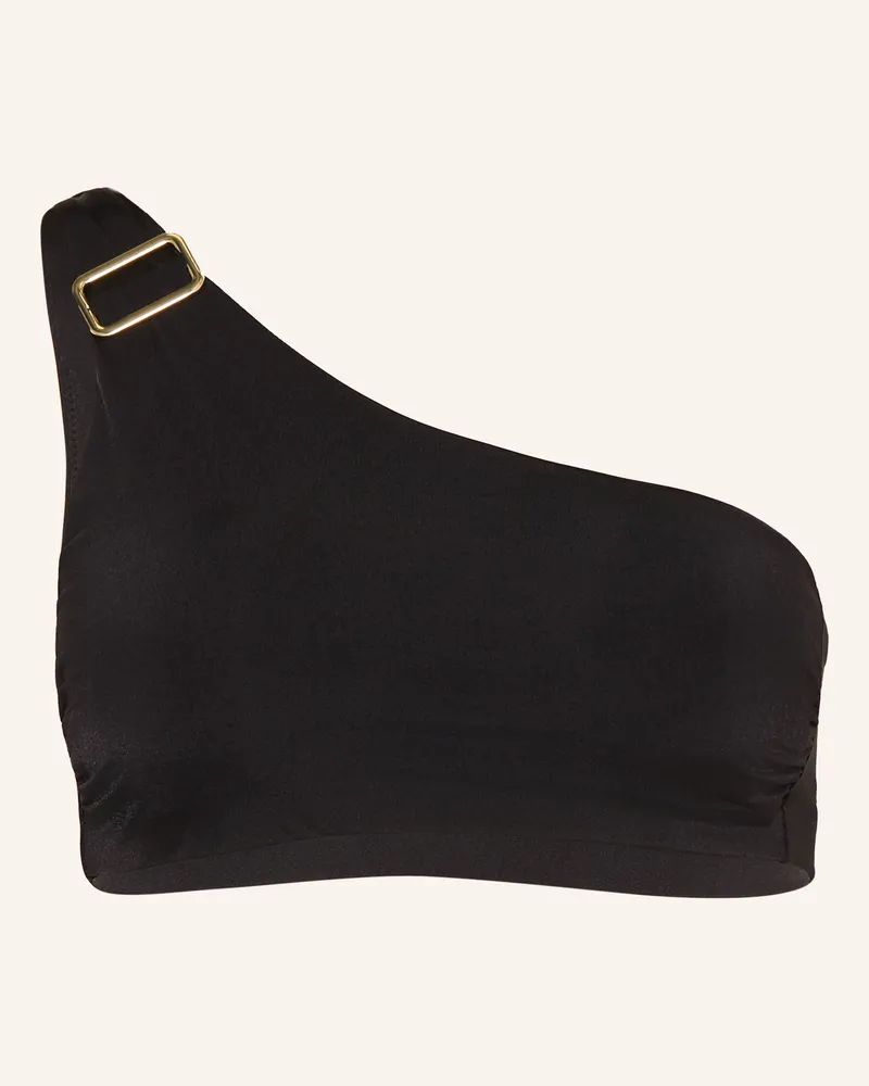 Max Mara One-Shoulder-Bikini-Top Alisia schwarz Schwarz