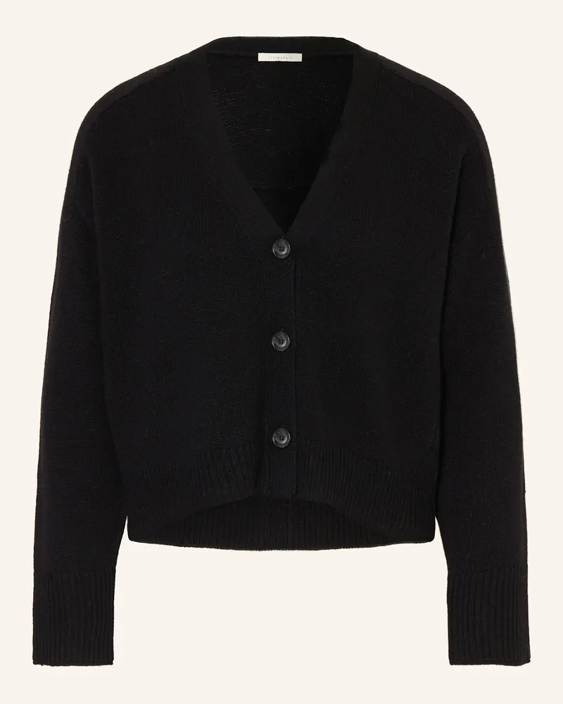 lilienfels Strickjacke Aus Cashmere schwarz Schwarz