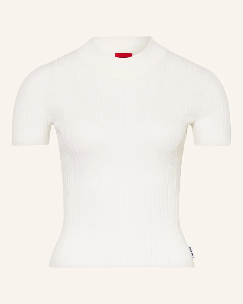 HUGO BOSS Strickshirt SARPHARIM Creme