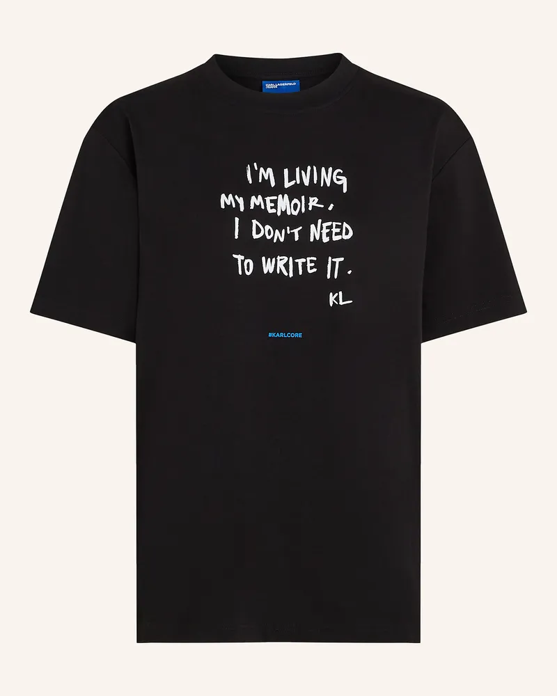 Karl Lagerfeld T-shirt Schwarz