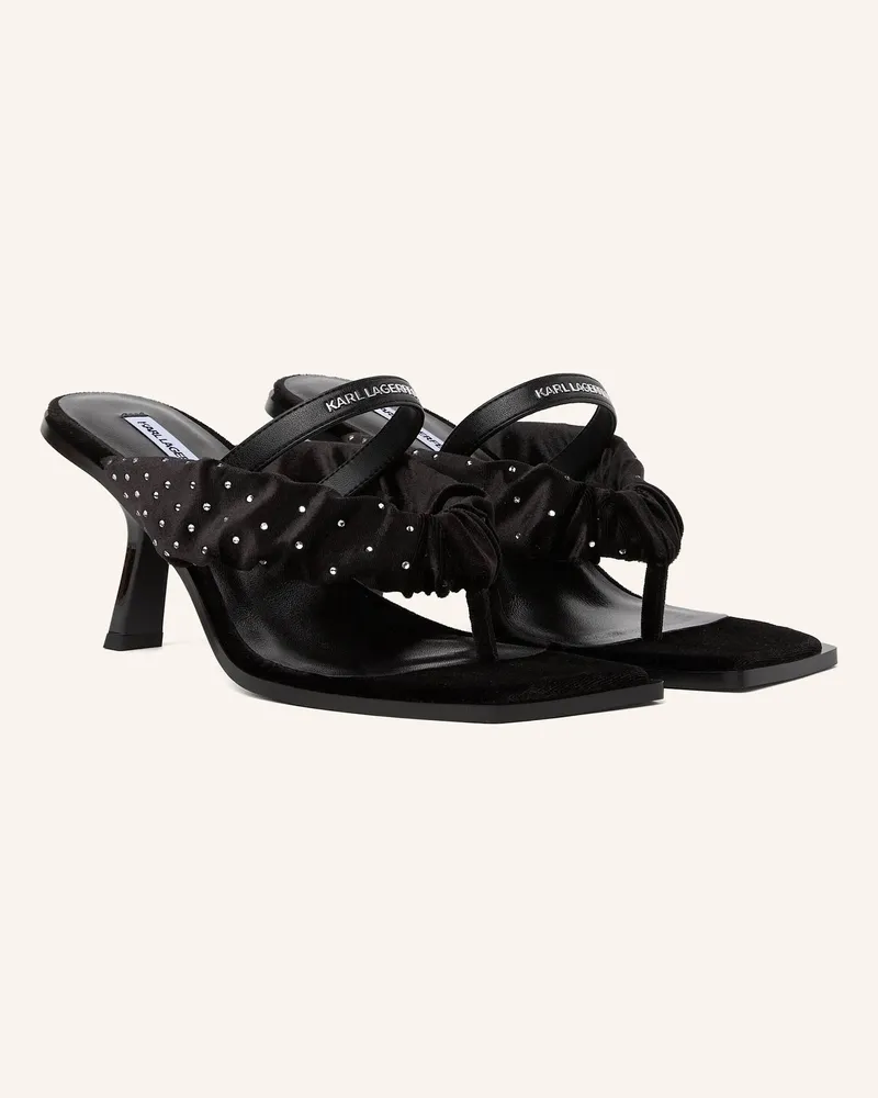 Karl Lagerfeld Sandalen schwarz Schwarz