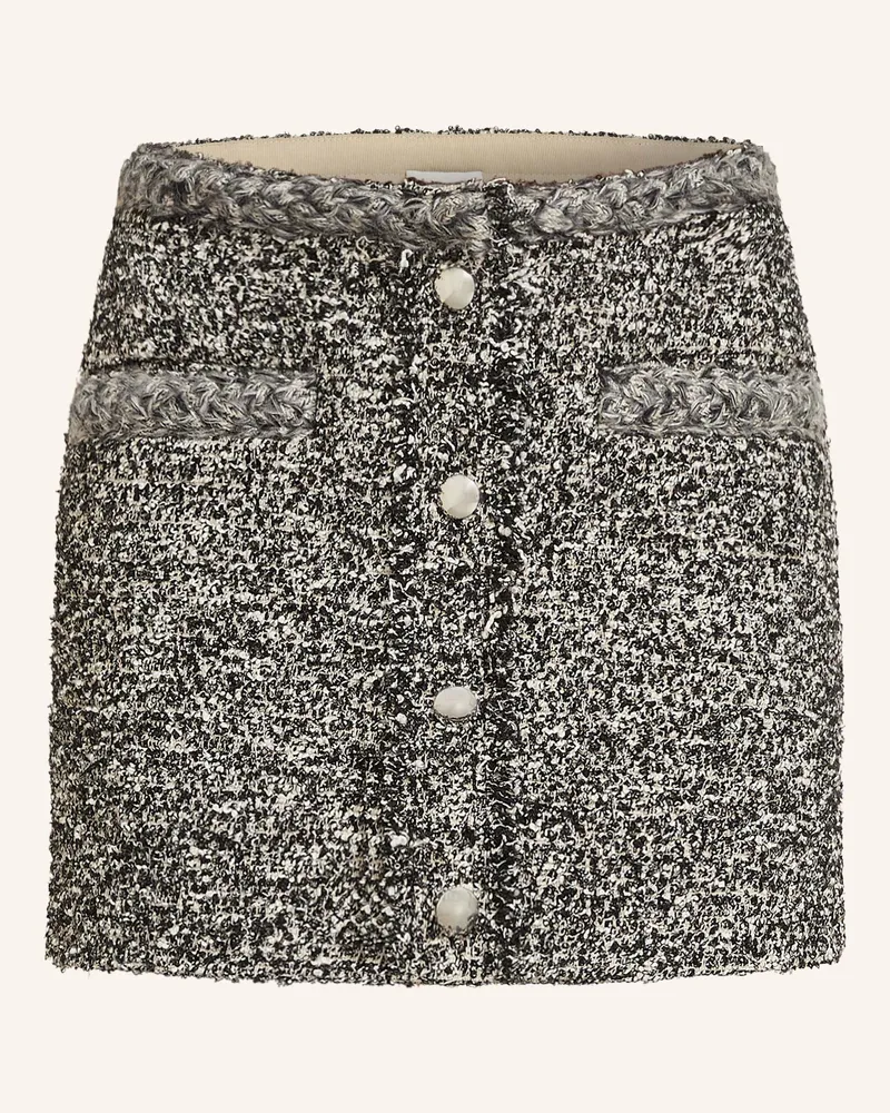 Isabel Marant Bouclé-Rock Gleny Mit Glitzergarn schwarz Schwarz