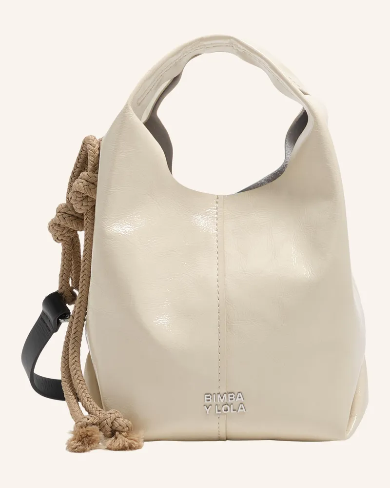 BIMBA Y LOLA Mini-Ledertasche weiss Weiss