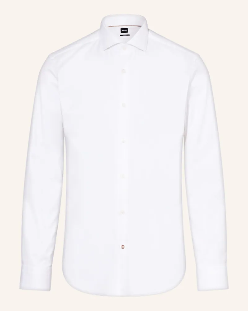 HUGO BOSS Hemd Joe Regular Fit weiss Weiss