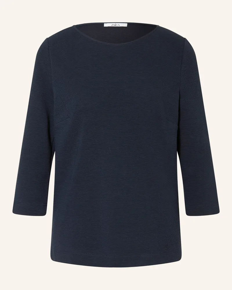ZAíDA Shirt Mit 3/4-Arm blau Schwarz