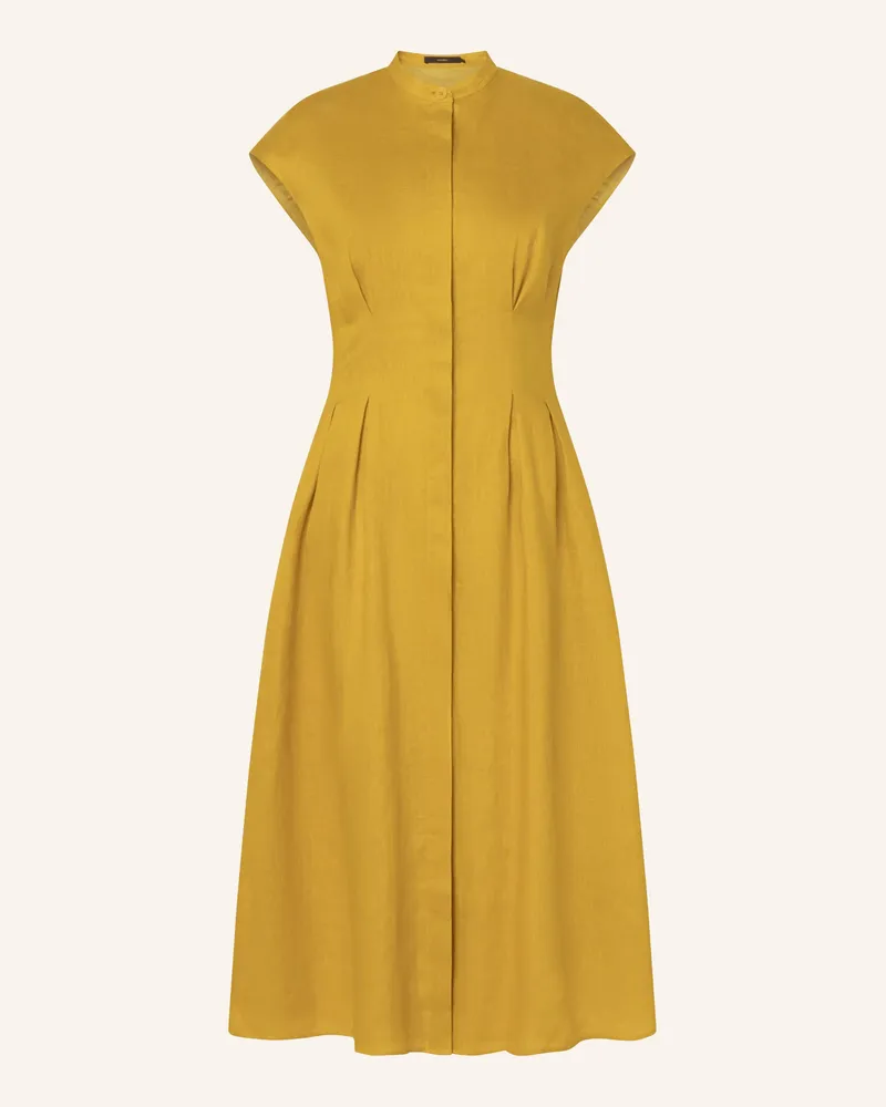 windsor. Leinenkleid Dunkelgelb