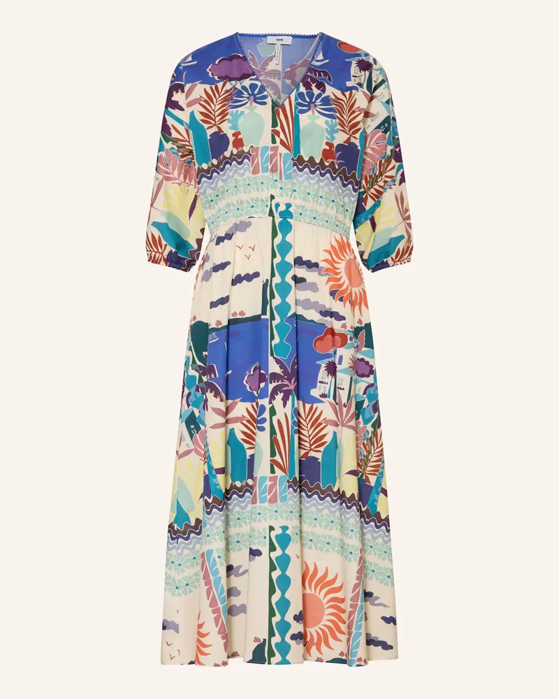 cinque Kleid Ciinka Mit 3/4-Arm blau Creme