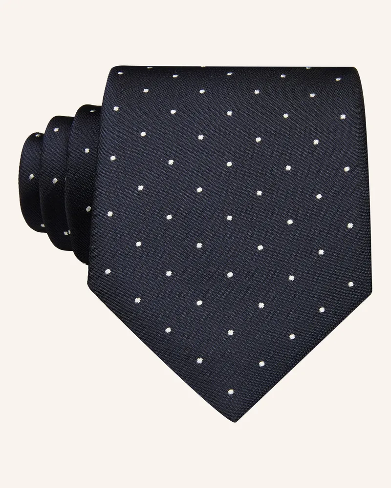 HUGO BOSS Krawatte blau Dunkelblau