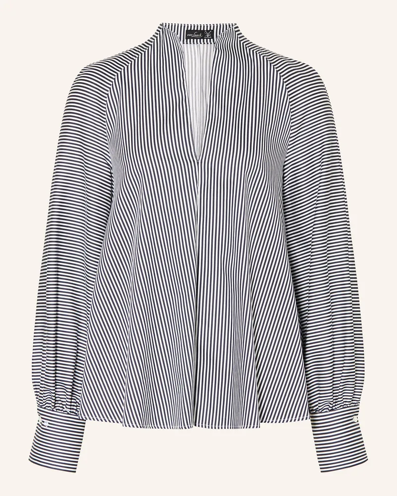 van Laack Blusenshirt Vl-Anani-Sgsv blau Weiss