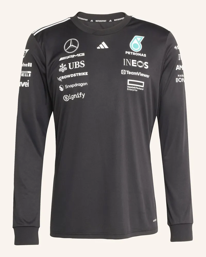 adidas MERCEDES - AMG PETRONAS FORMULA ONE TEAM DRIVER LONGSLEEVE Schwarz