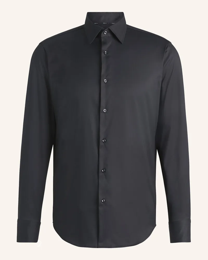 HUGO BOSS Hemd JOE Regular Fit Schwarz
