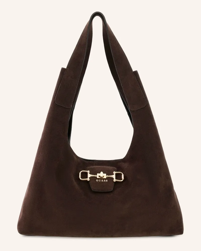 Guess Beuteltasche Sunset braun Dunkelbraun