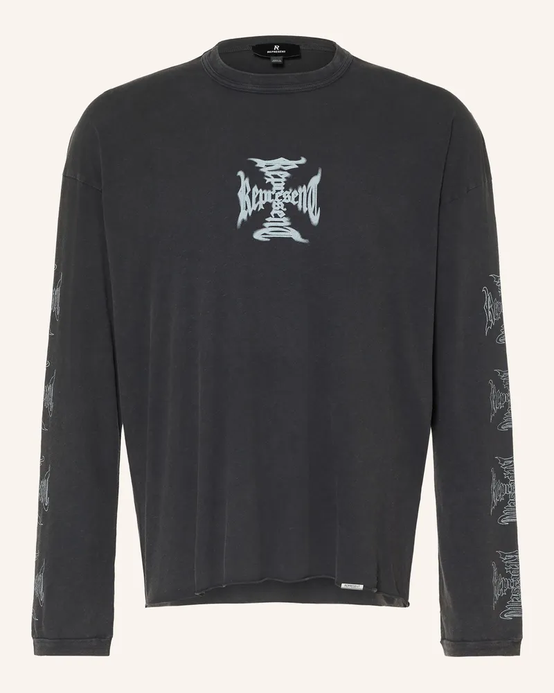 REPRESENT Longsleeve schwarz Schwarz