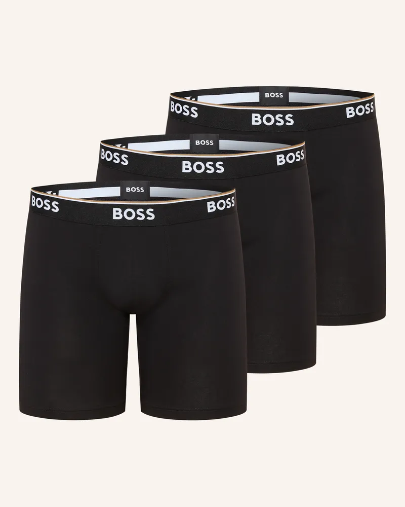 HUGO BOSS 3er-Pack Boxershorts schwarz Schwarz