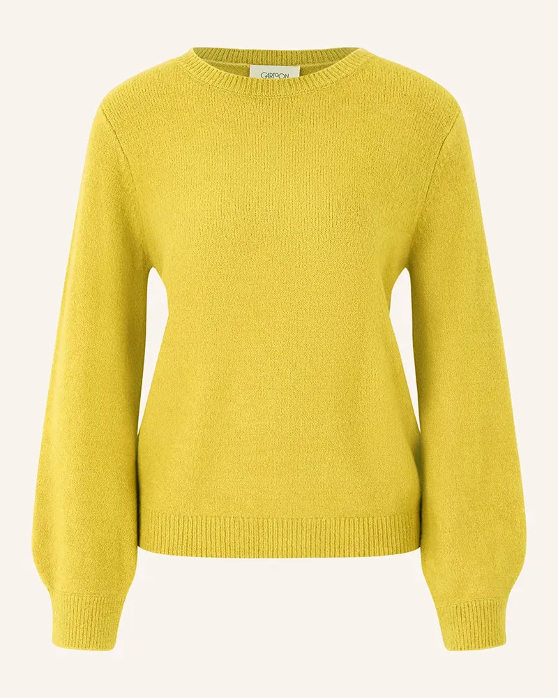 Cartoon Pullover Gelb