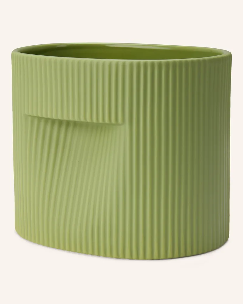 Muuto Blumentopf Ridge gruen Hellgrün