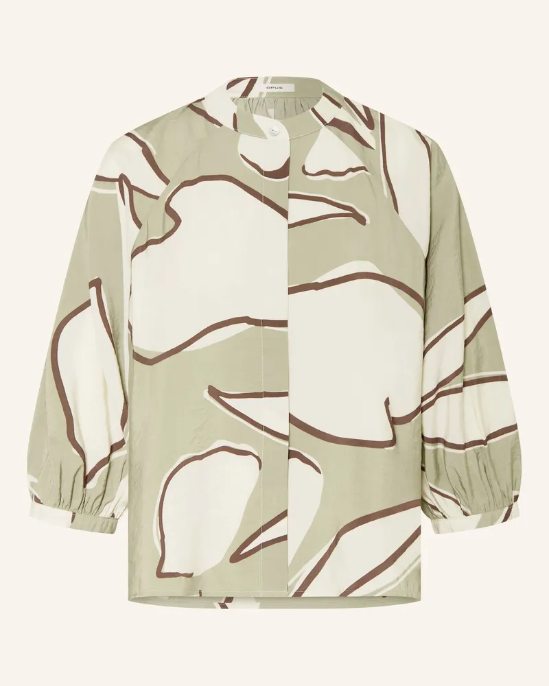 OPUS Bluse Faloom Mit 3/4-Arm gruen Hellgrün