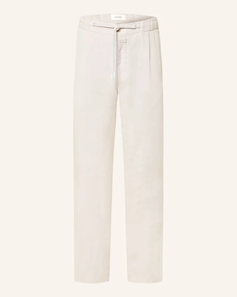 Closed Leinenhose Vigo Tapered Im Jogging-Stil Regular Fit beige Beige