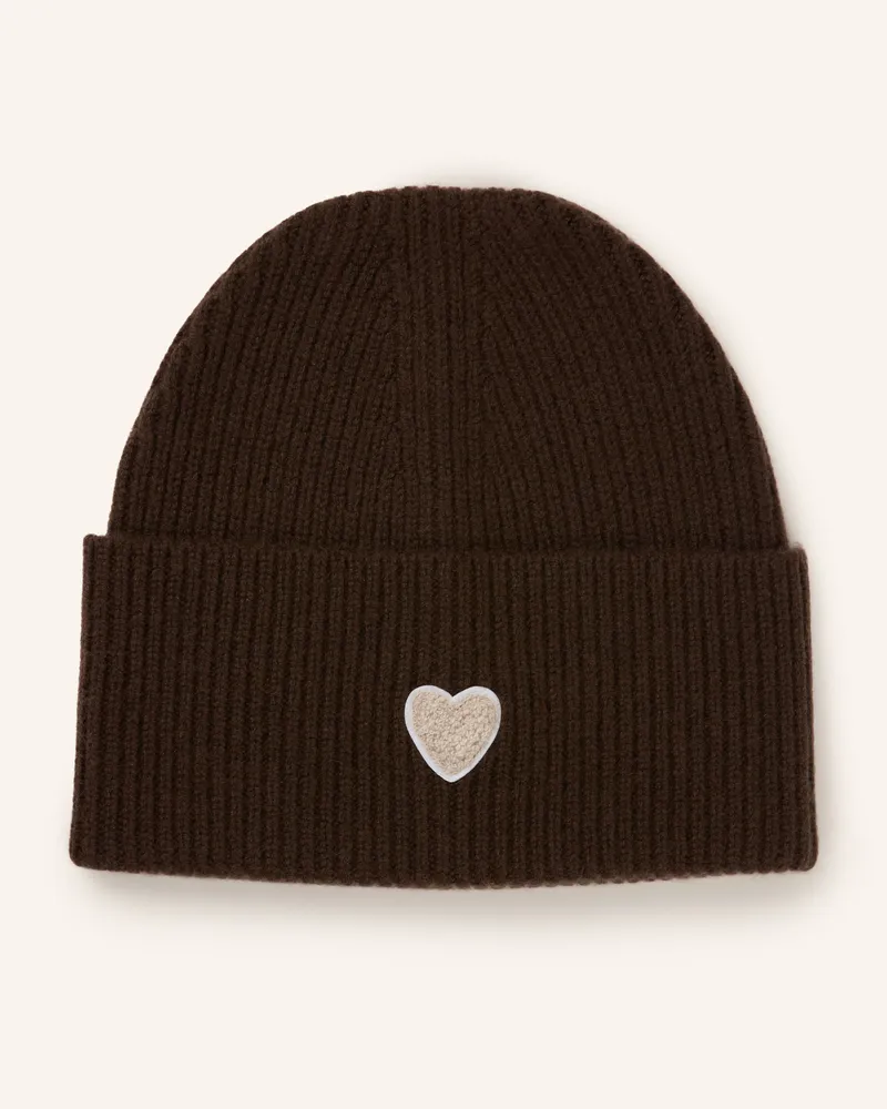 Darling Harbour Mütze Mit Cashmere braun Dark