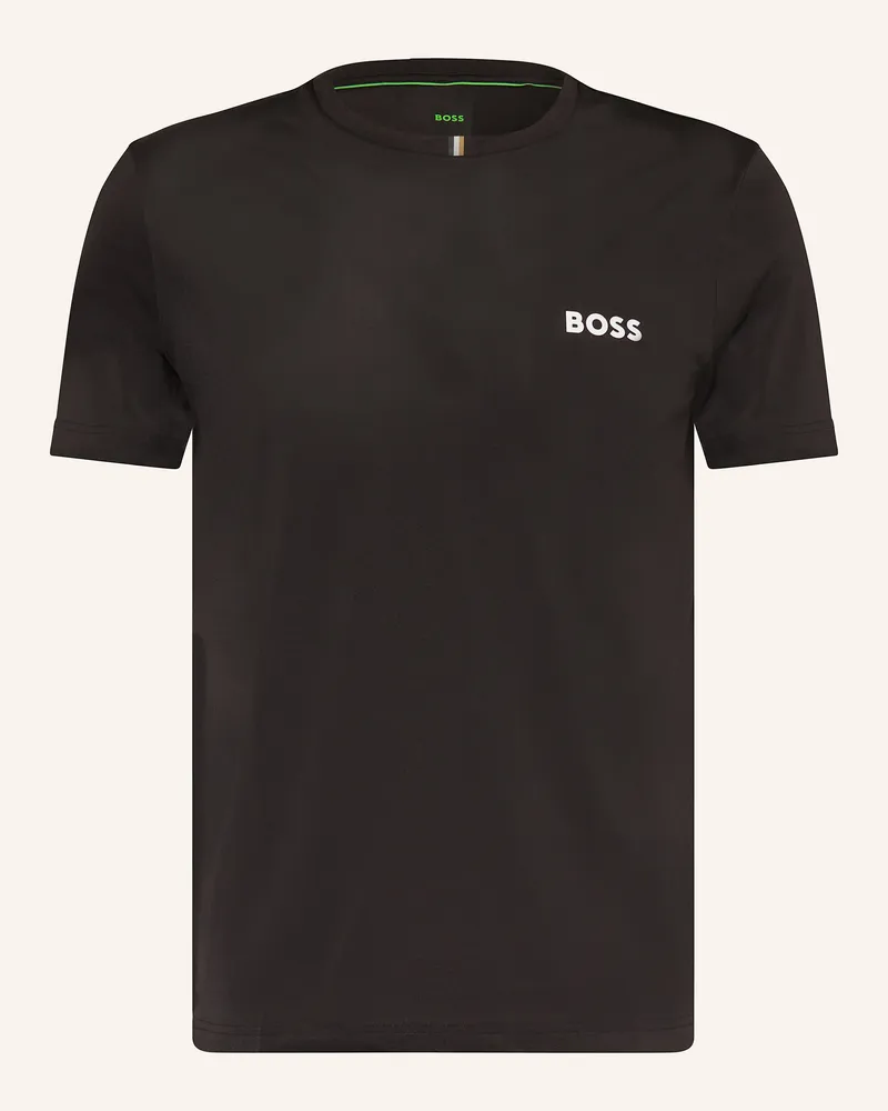 HUGO BOSS T-Shirt Toc schwarz Schwarz